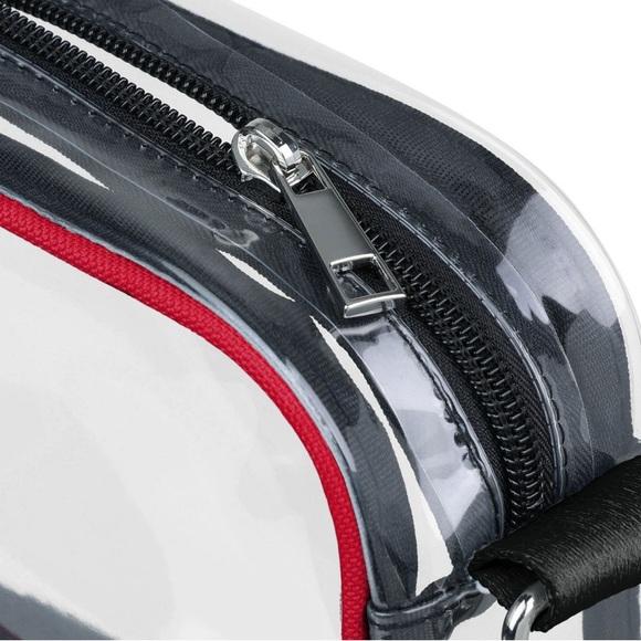 🚨 LAST ONE 🚨GEORGIA BULLDOGS NCAA “Hunker Down” Crossbody Bag ❤️🖤🤍 LAST ONE!! - Picture 4 of 4